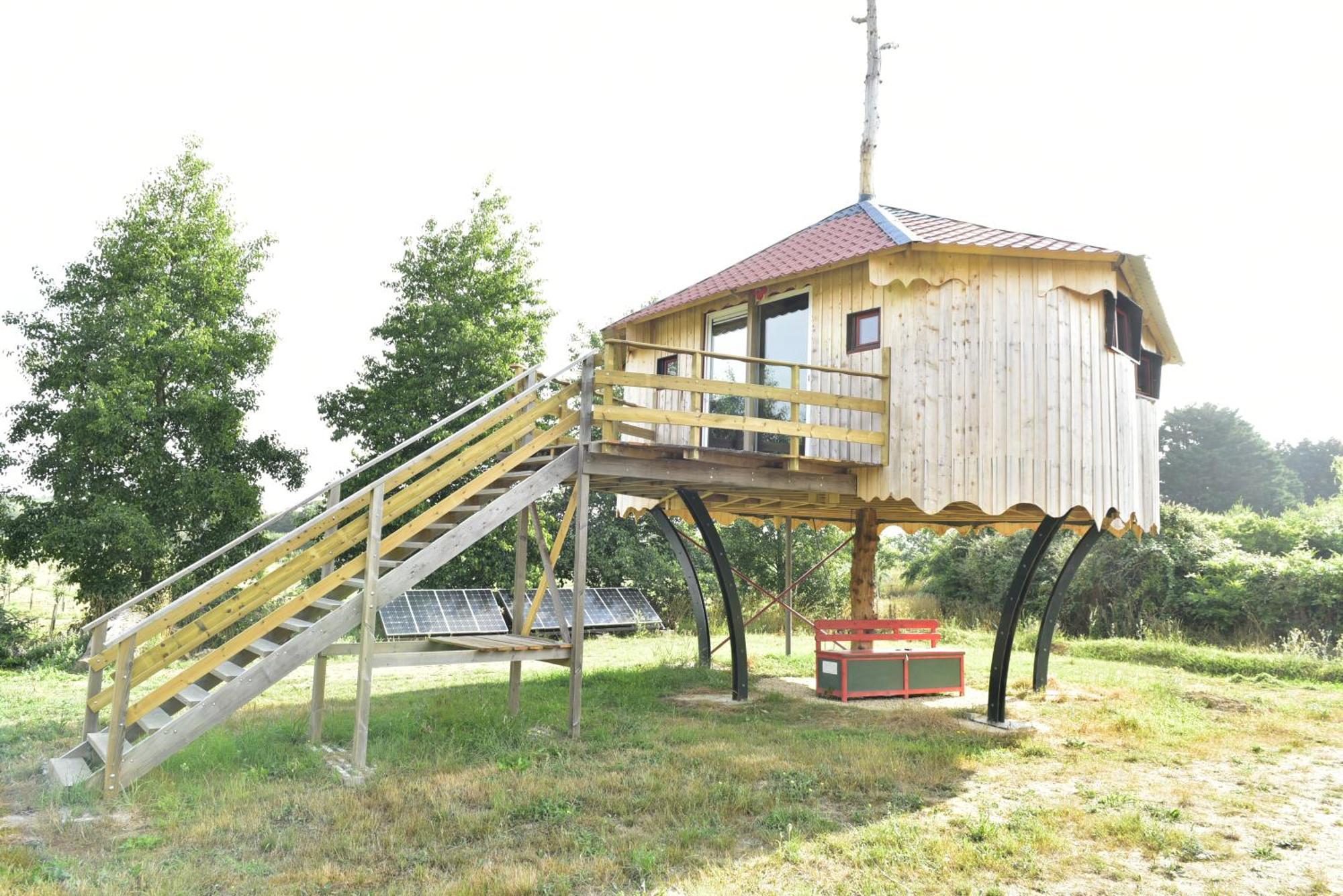 Yourte Roulotte Et Gite De La Laita Clohars-Carnoët Esterno foto